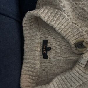 Quince women’s beige cardigan